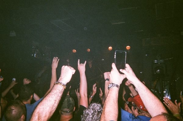 hands at a rock and roll concert