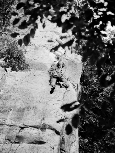 picture of people rock climbing
