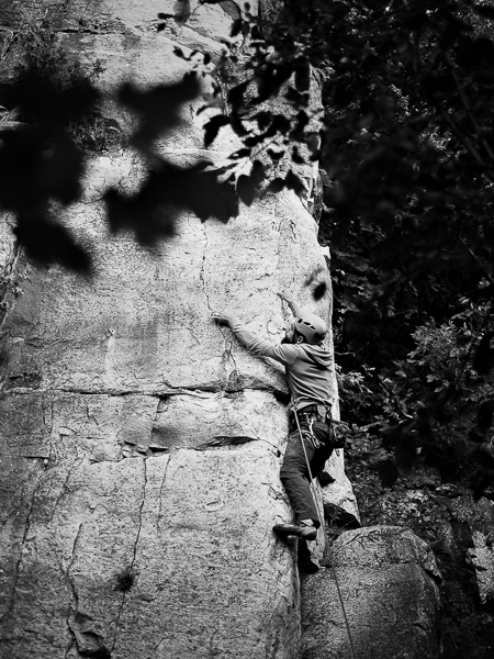 picture of people rock climbing