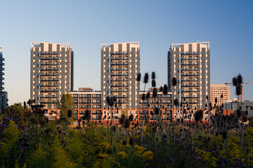 A landscape photo of the Hub in Waterloo