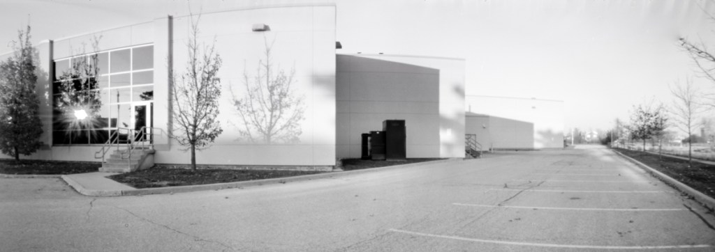 A monochrome landscape in Waterloo Ontario.