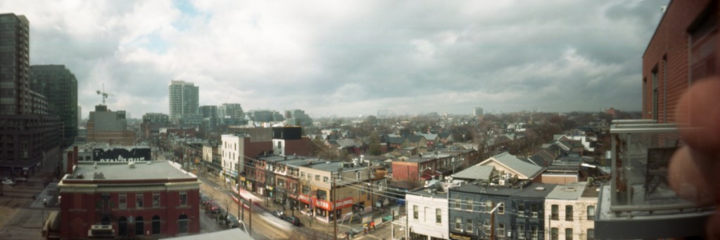 A panoramic image of Toronto.