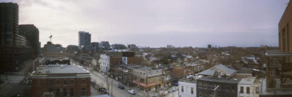 A panoramic image of Toronto.