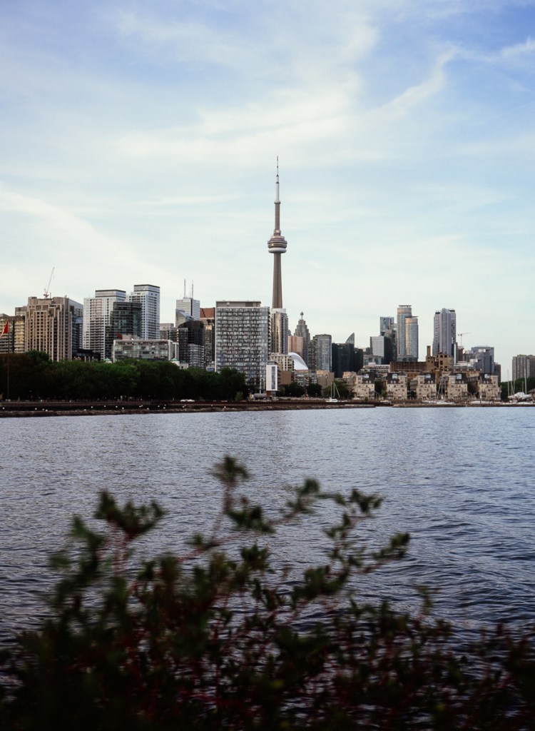 Classic images of the CN Tower in Toronto Ontario, Canada. Shot on Fuji Velvia 100 with a Bronica ETRSi.