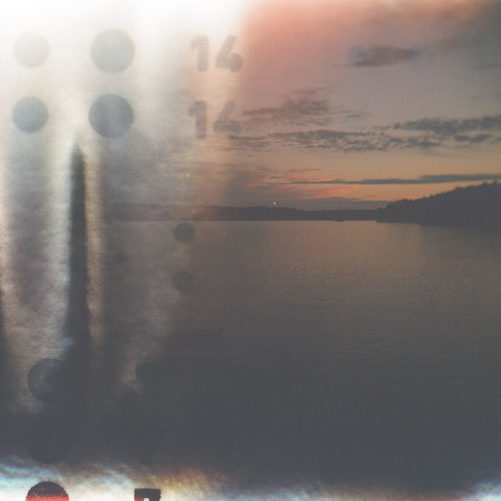 sunset on the french river