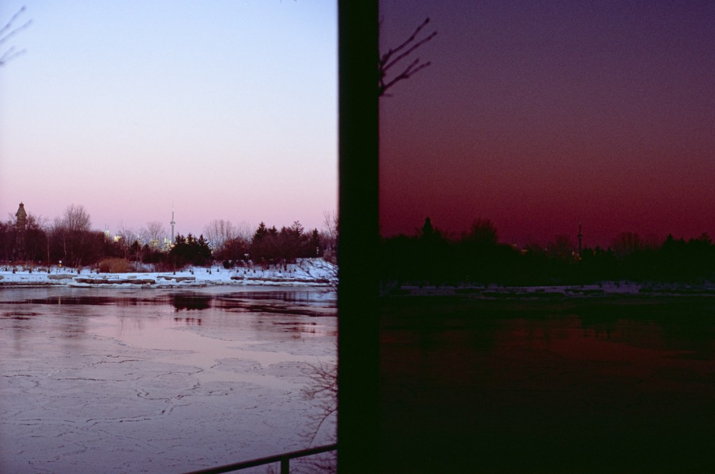 A diptych landscape