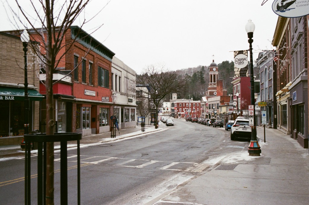 an image of downtown saranac lake