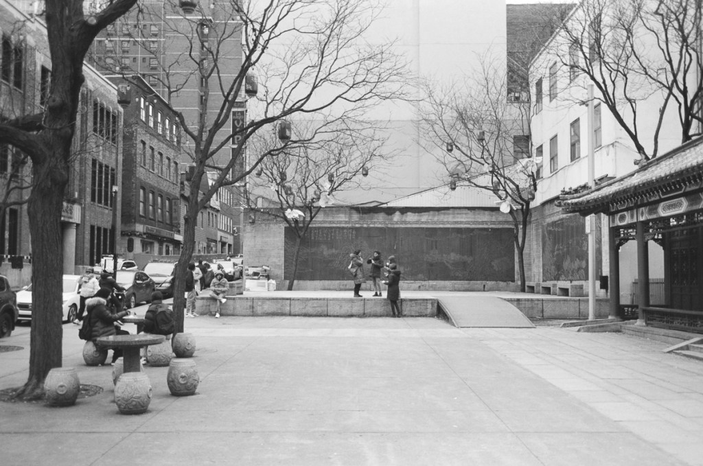 A scene in Montreal's Chinatown