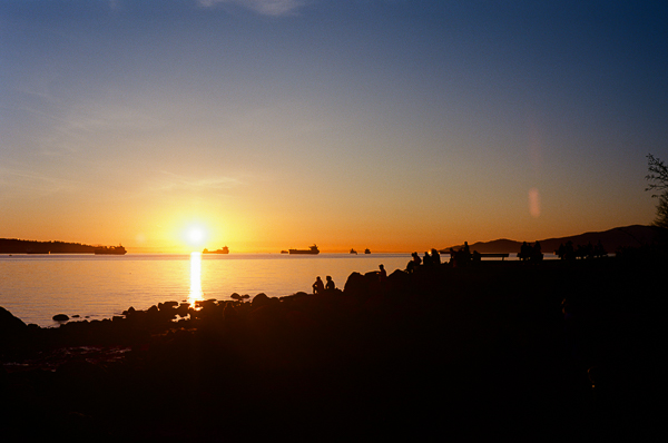 an image of a sunset over the ocean