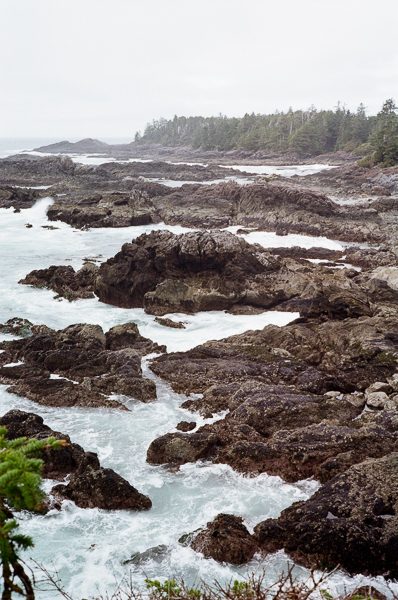 An image of the pacific coastline