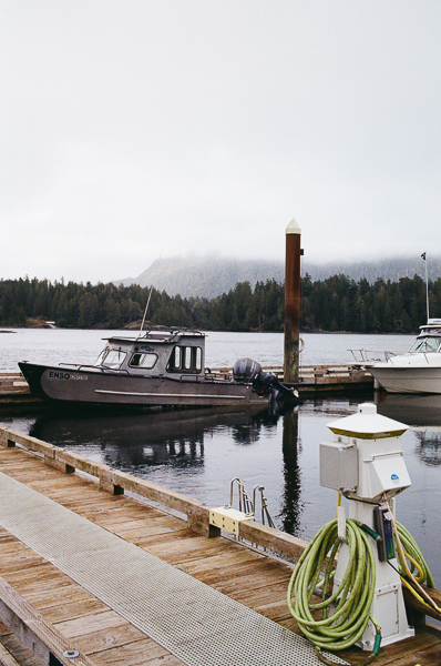 a boat in the harbour